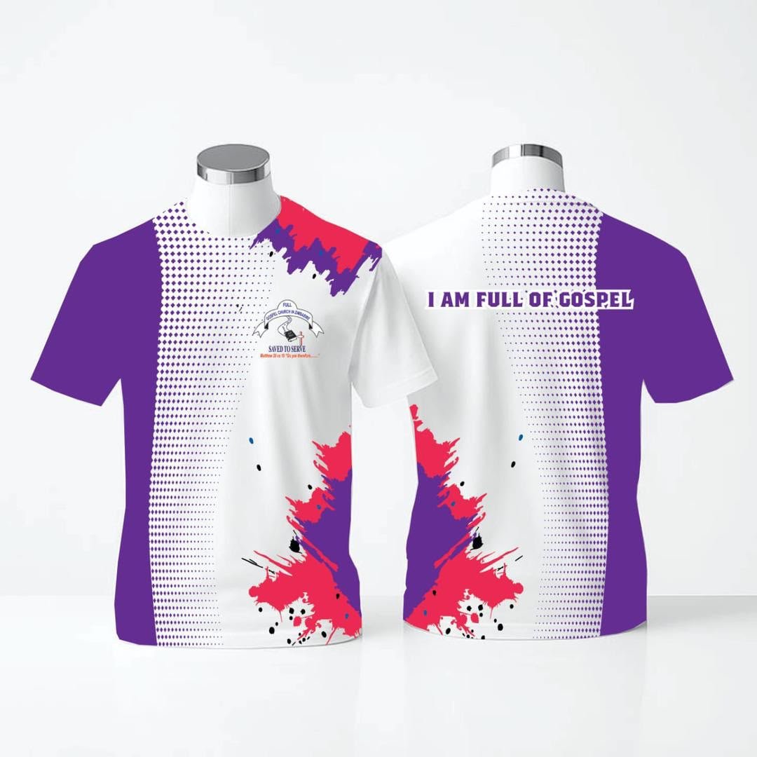 Full Gospel Church in Zimbabwe custom branded polo shirt
