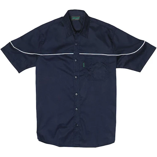 Custom corporate shirt with reflective detailing