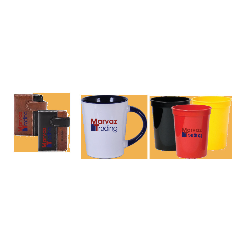 Marvaz Trading branded drinkware and corporate gifts